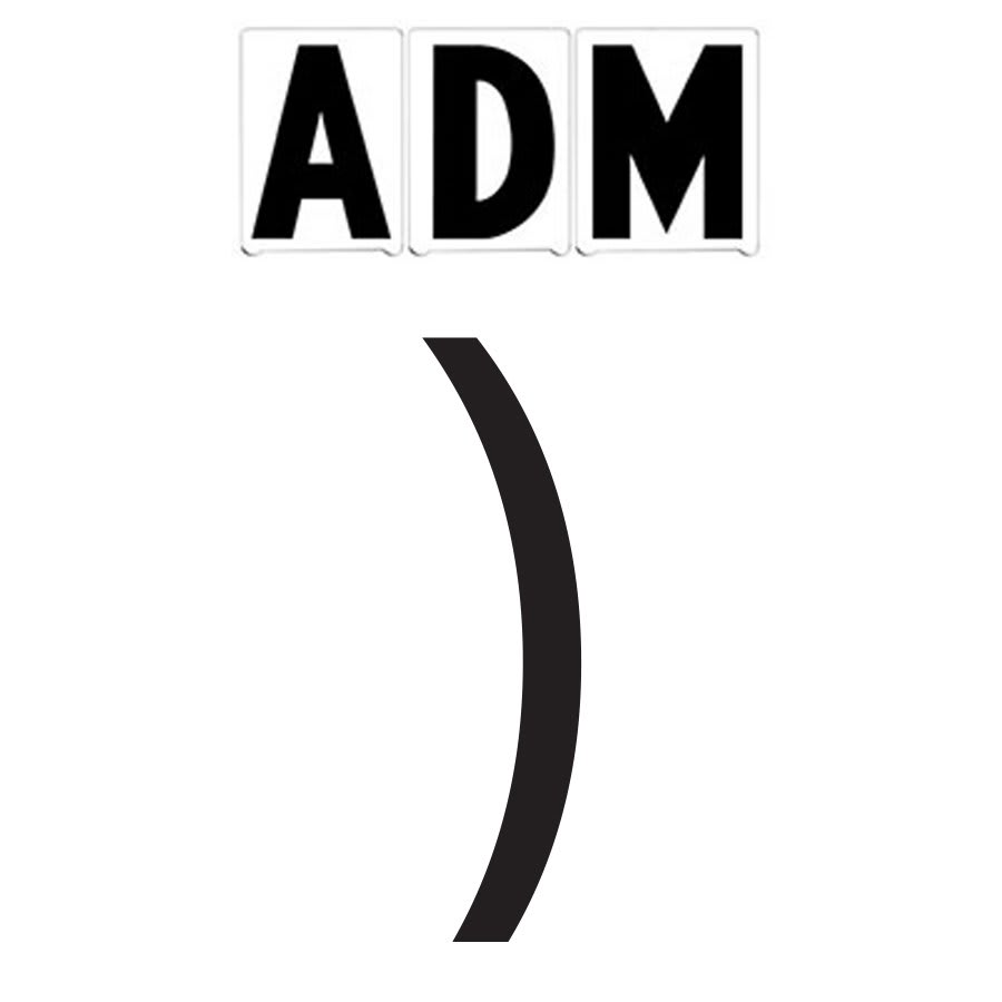 8" on 9"(H) Black ADM Font Right Parenthesis Gemini Pronto Changeable Copy