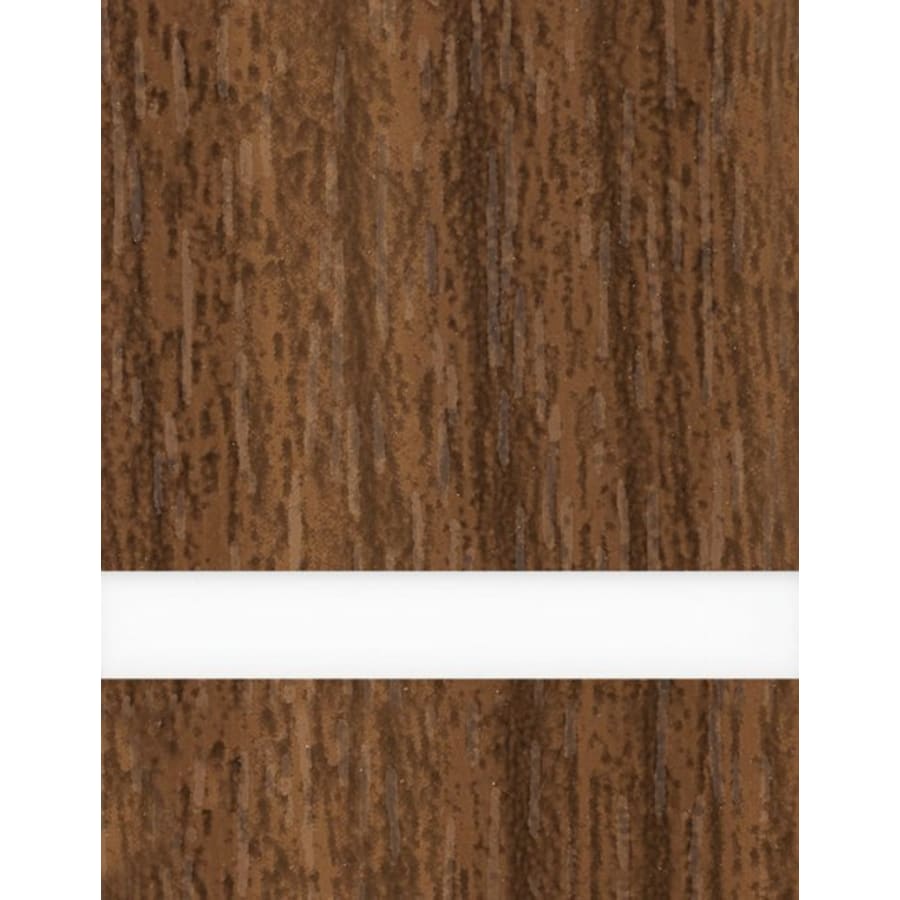 23 1/2" x 24" x 1/16" Black Walnut/White Matte Duets Rotary Indoor Plastic
