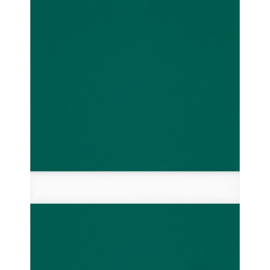 12" x 24" x 1/16" Evergreen/White Matte Duets Rotary Indoor Plastic