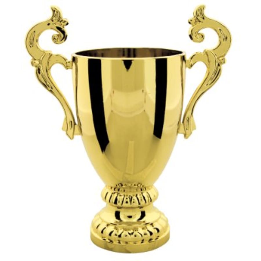 6" Gold Plastic Cup