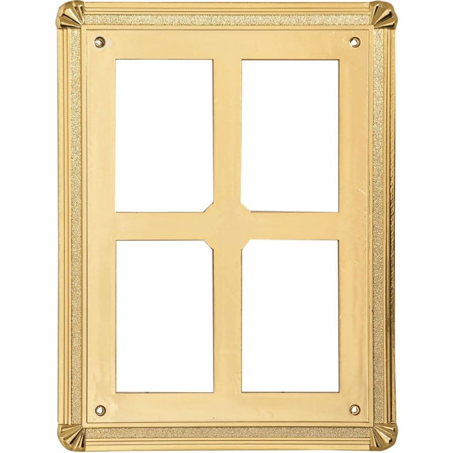6" x 8" Gold Plastic Plaque Frame