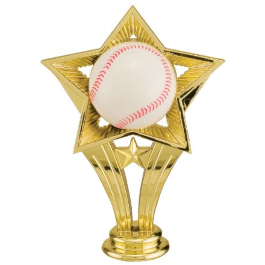 5" Color Baseball Open Star Figure