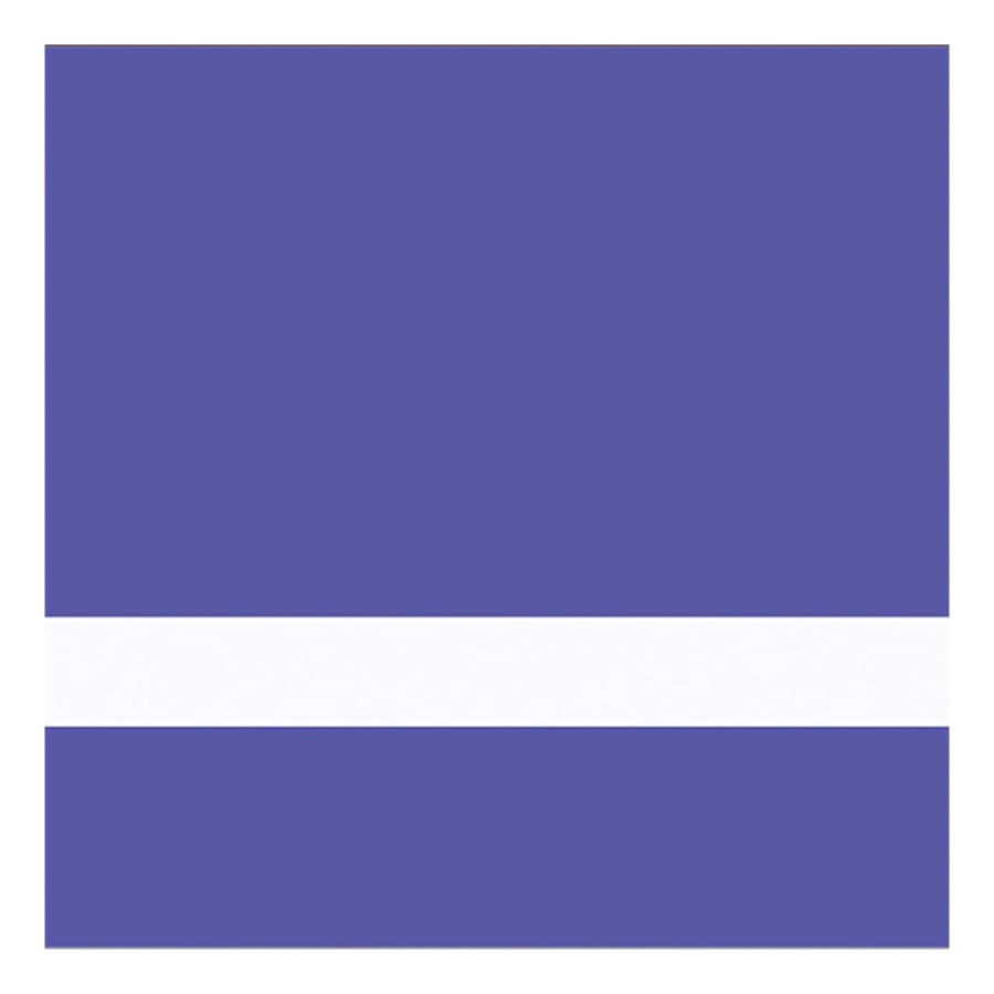 24" x 49" x 1/16" Matte Purple/White Gemini Duets Select