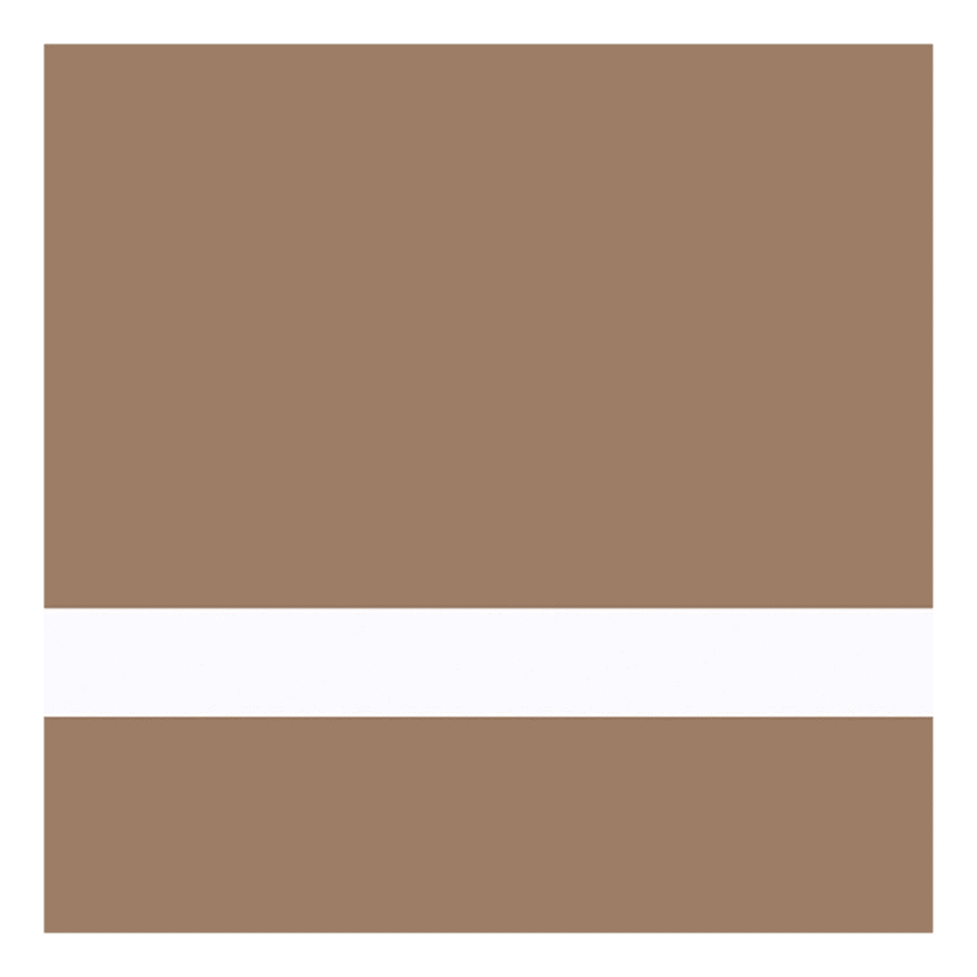 12" x 24" x 1/16" Matte Taupe/White Gemini Duets Select