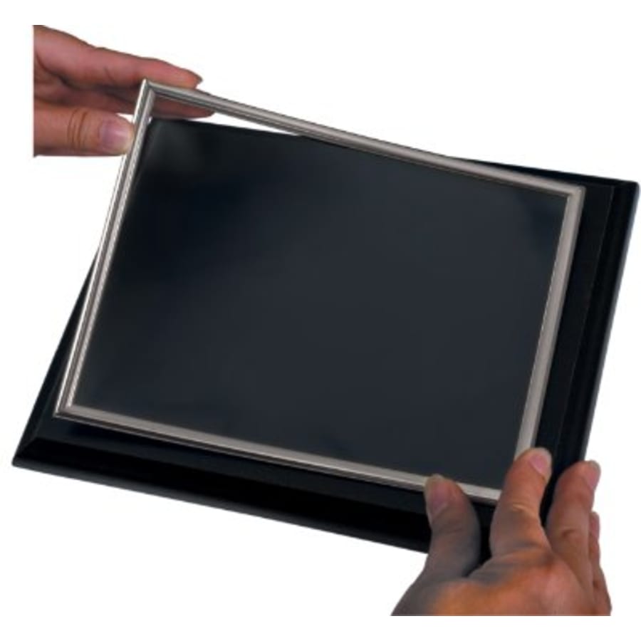 4" x 6" Silver Self-Adhesive Slide-in Frame