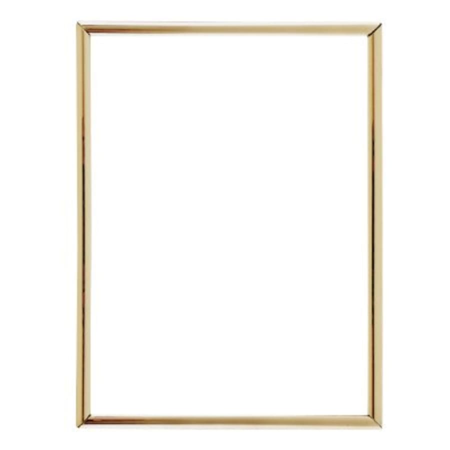 6" x 8" Gold Self-Adhesive Slide-in Frame
