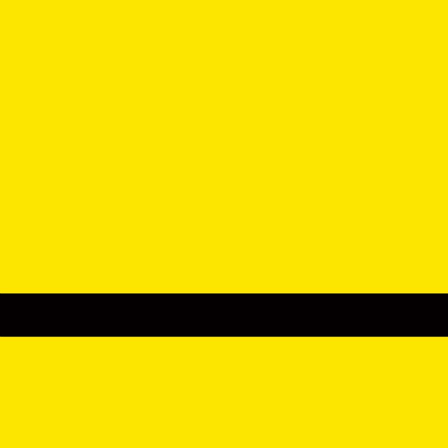 24" x 24" x 1/16" Gloss-Brushed Yellow/Black Satin Rotary Engravable Plastic