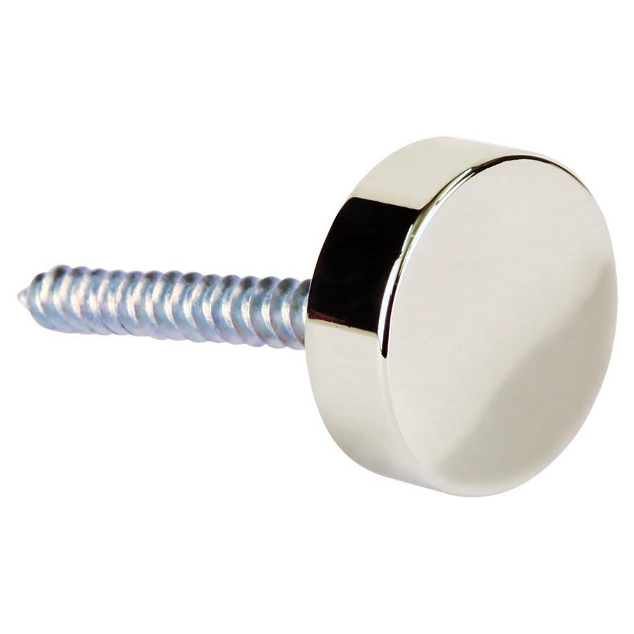 .47" Kota Pro Polished Chrome Alum Screw Cap Stand-Off PCKGD 4 PCS-PRICE BY PC