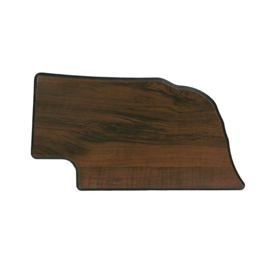 6" x 11" Walnut Finish Black Edge Nebraska State Plaque