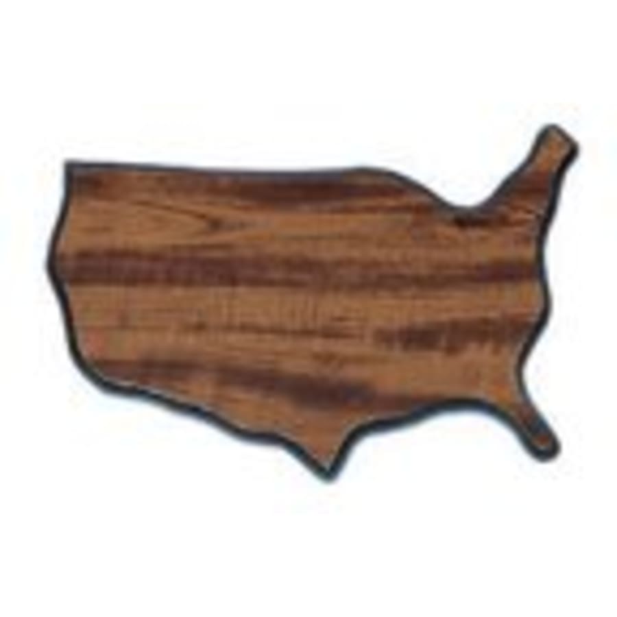 8" x 11 1/2" Walnut Finish Black Edge United States of America Plaque