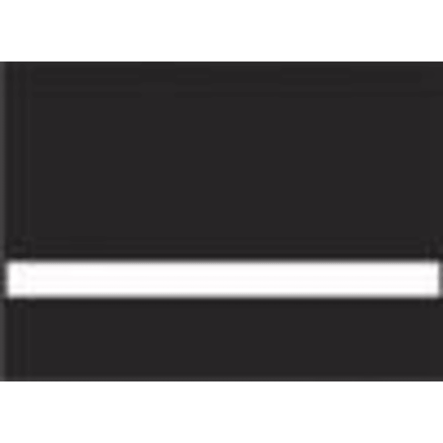 12" x 24" x .004" Gloss Black/White Spectrum Lights Plastic with Adhesive