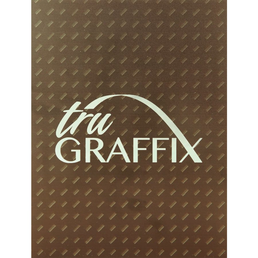 12" x 24" x .020" Black Carbon Fiber Tru Graffix Aluminum