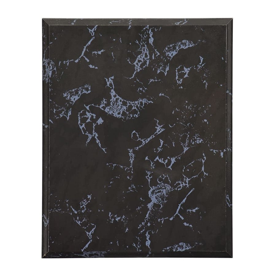 7" x 9" Value Black Marble Finish Plaque