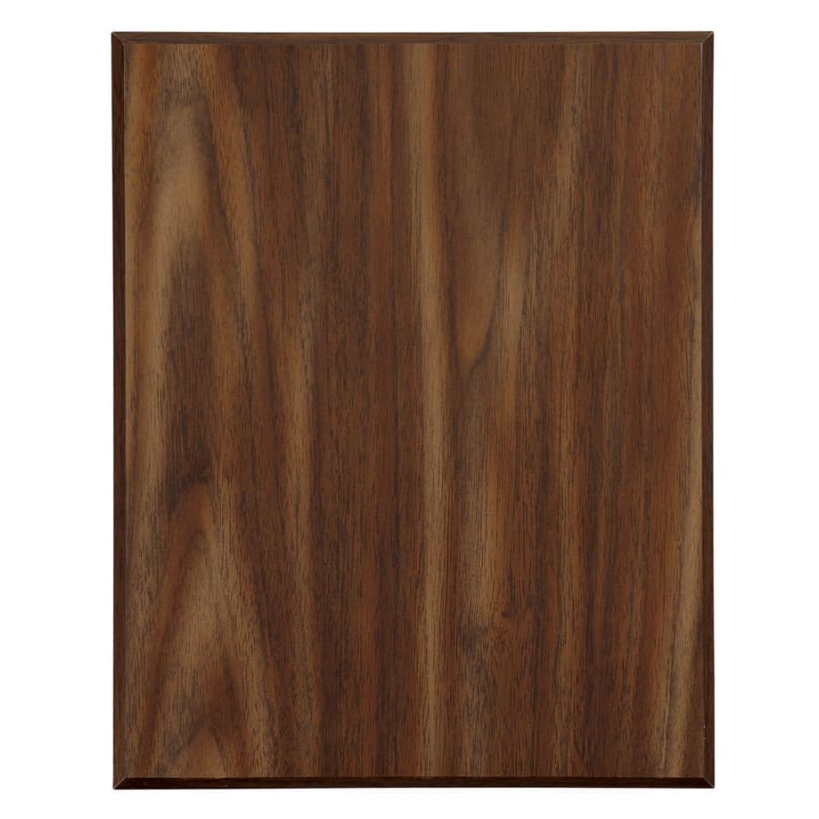 10 1/2" x 13" Value 45 Degree Bevel Edge Walnut Finish Plaque