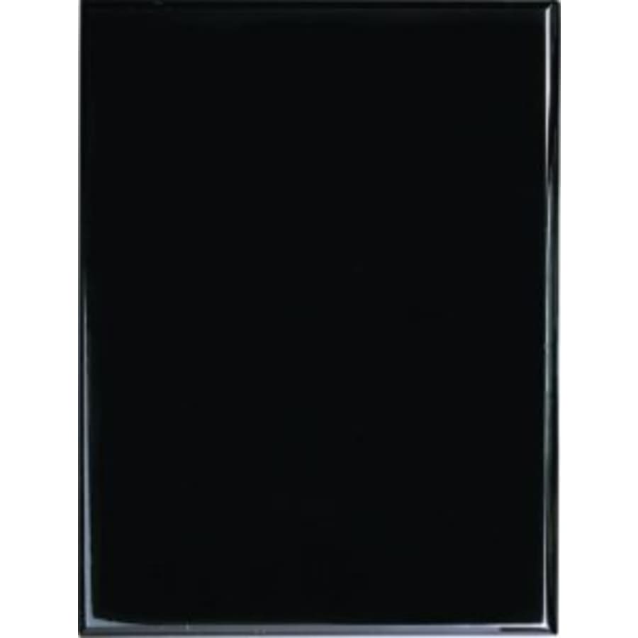 10 1/2" x 13" Value Black Piano Finish Plaque, Style VPN41013