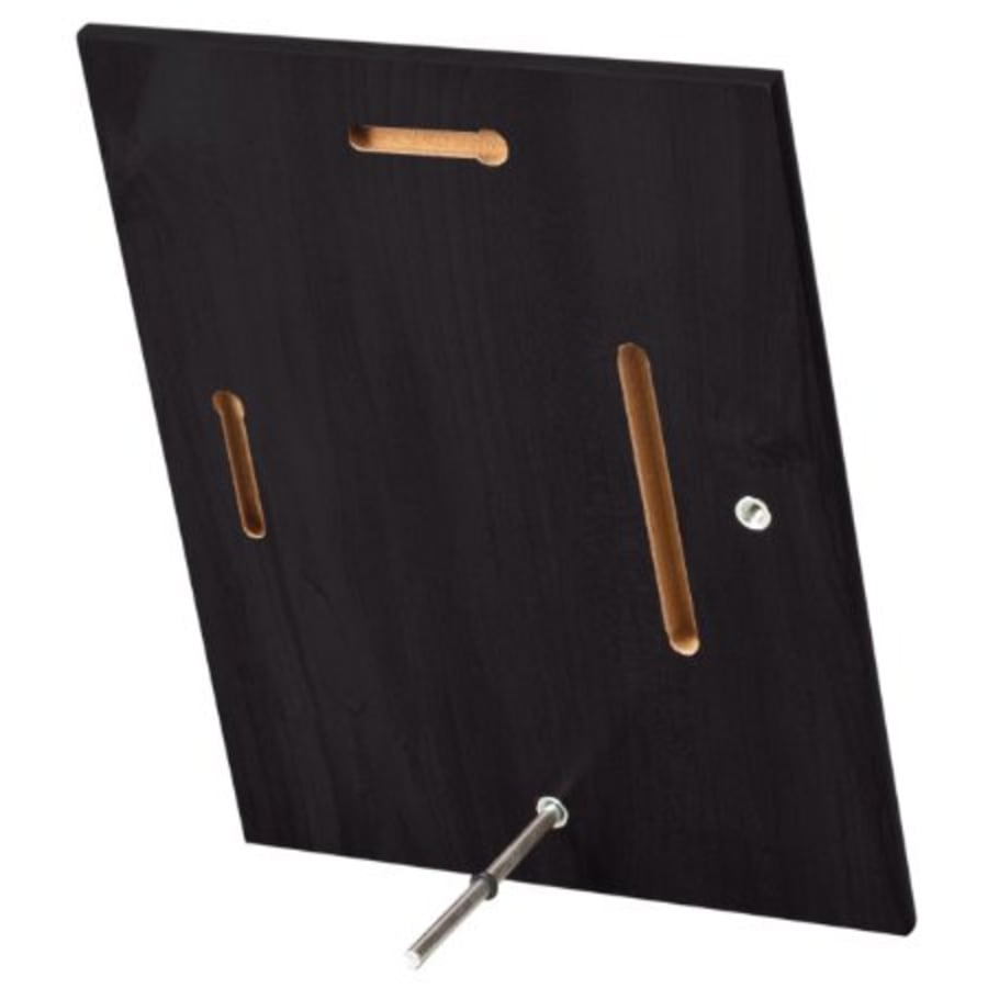 9" x 12" Gloss Value Black Finish Plaque with Pin
