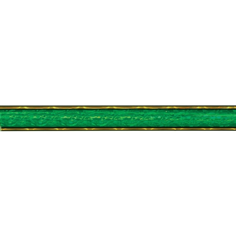 45" Green/Gold Round Vapor Column