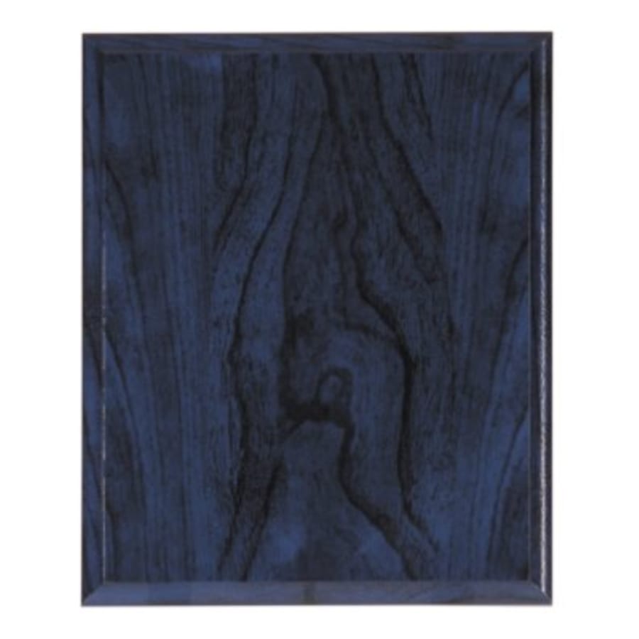 7" x 9" Blue Woodgrain Plaque