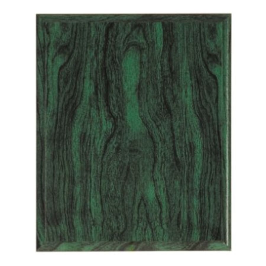 10 1/2" x 13" Green Woodgrain Plaque