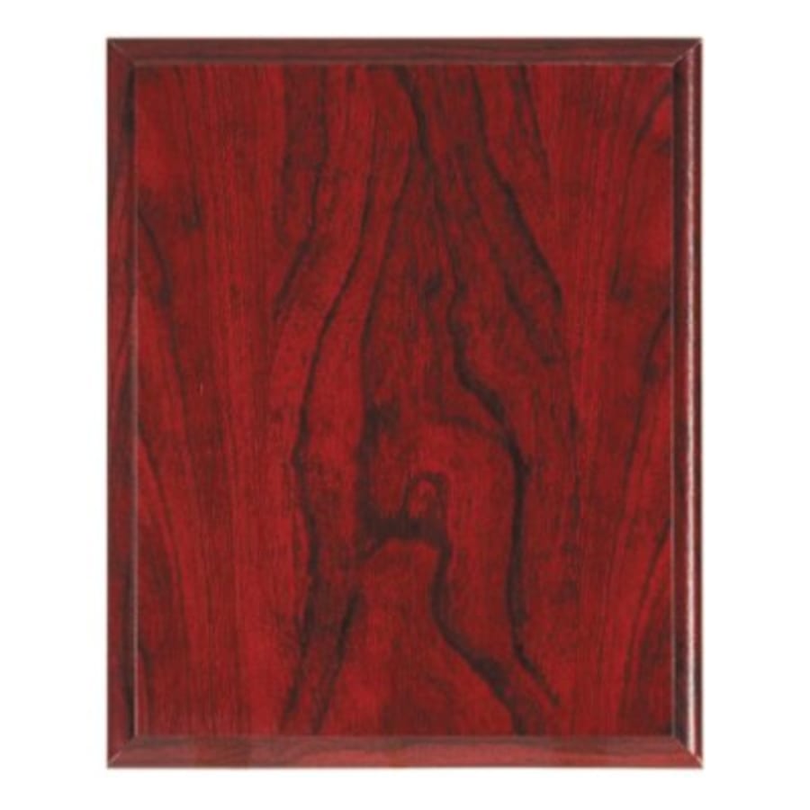 5" x 7" Red Woodgrain Plaque