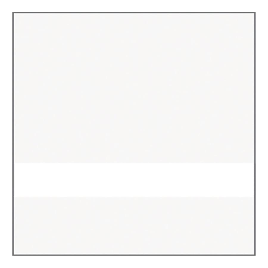 24" x 24" x 1/16" Clear/White Duets Reverse Ultimates