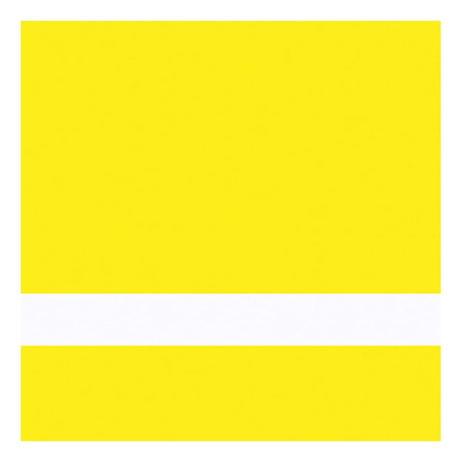 12" x 24" x 1/16" Clear/Yellow Duets Reverse Ultimates
