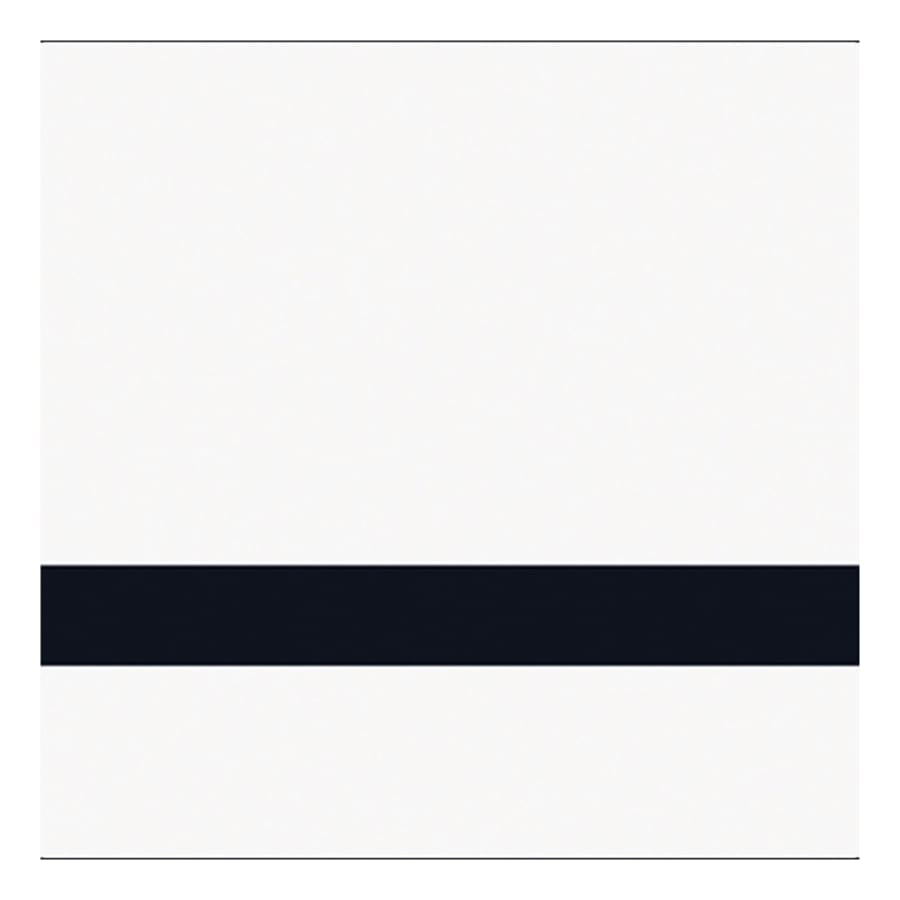 12" x 24" x 1/16" White/Black Duets Ultimates