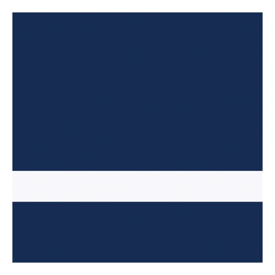 24" x 49" x 1/16" Denim Blue/White Duets Ultimates