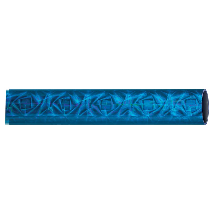 45" Round Blue Dazzle Full Wrap Trophy Column