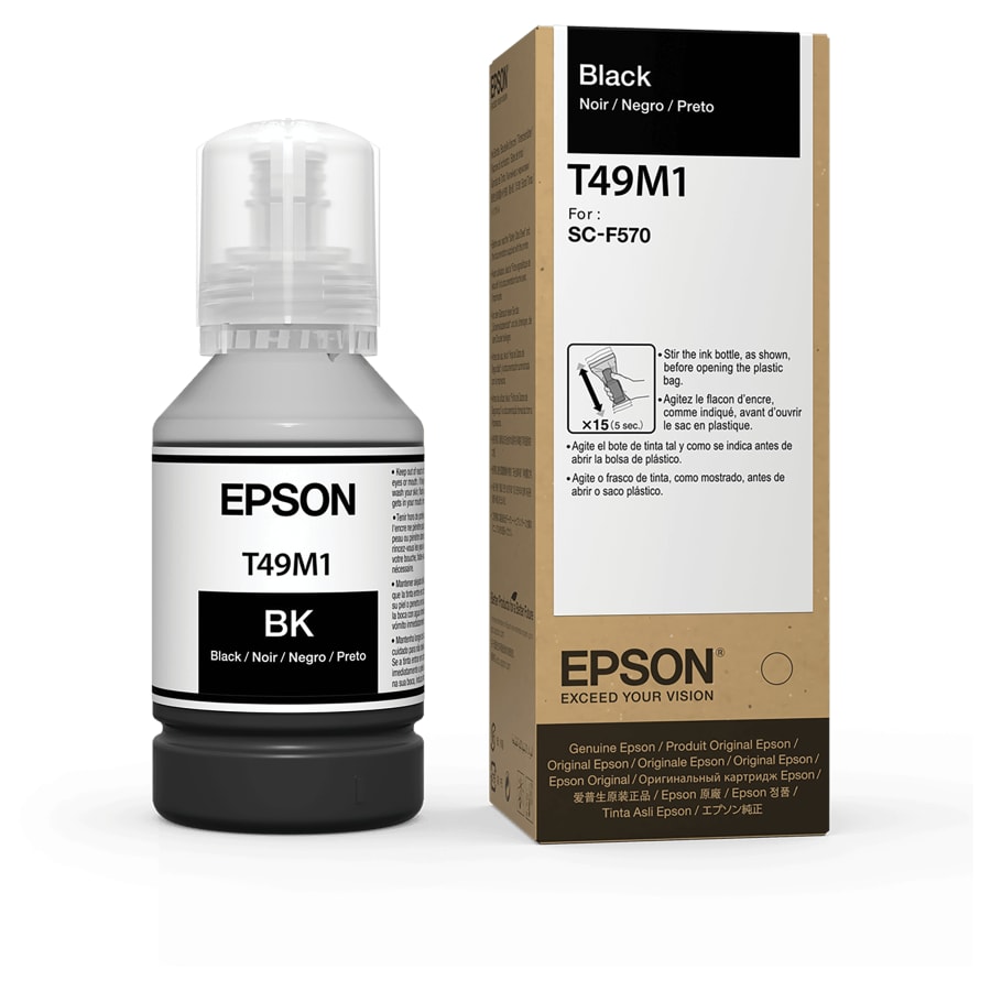 Epson Black 140ML T49M Ultrachrome Sublimation Ink
