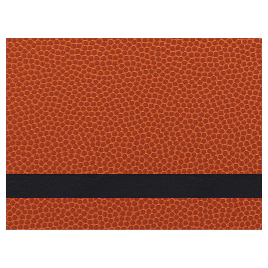 12" x 24" Basketball Laserable Leatherette Sheet Stock