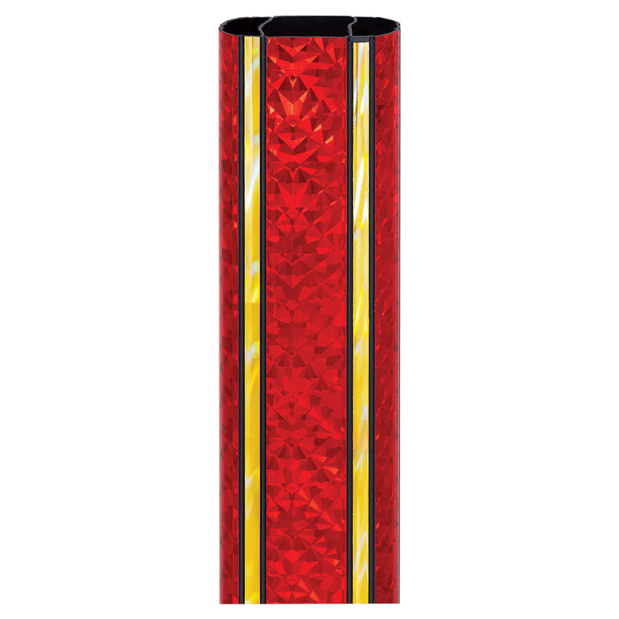 45" Rectangle Red/Gold Illusion Trophy Column