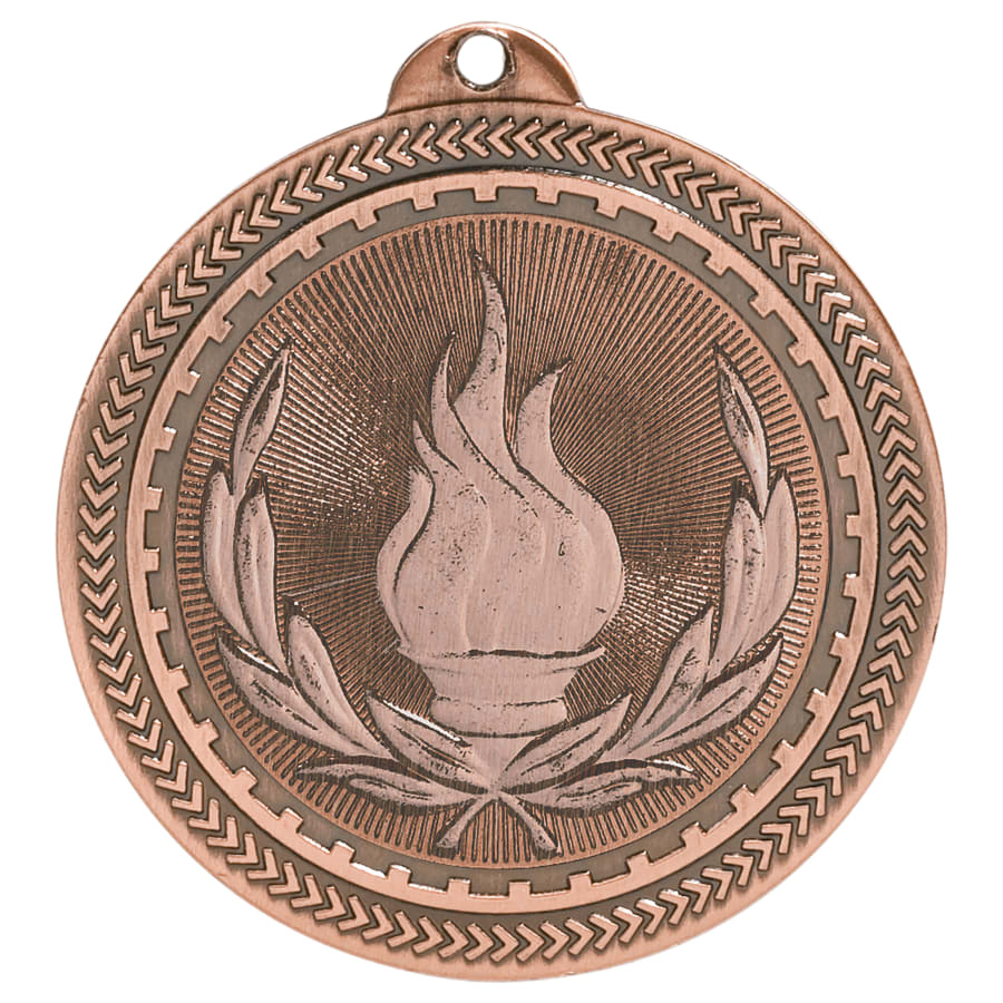 2" Antique Bronze Victory Laserable BriteLazer Medal