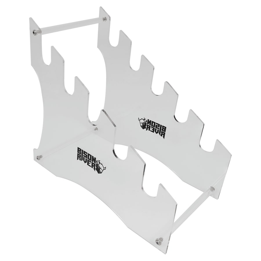 Bison River Knife Acrylic Display-Holds Five Knives