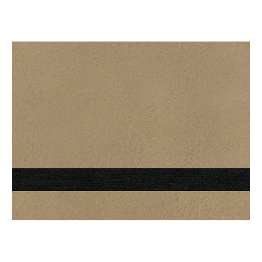 12" x 18" Light Brown Laserable Leatherette Sheet Stock with Adhesive