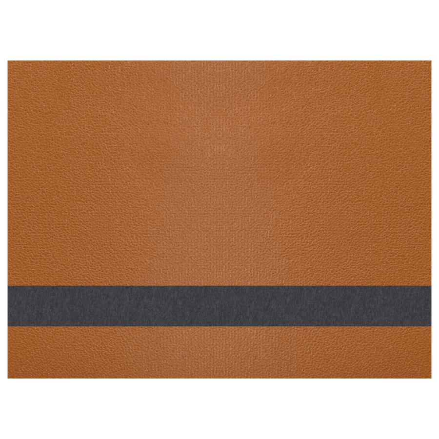 12" x 24" Caramel Genuine Bovine Leather Sheet Stock with Adhesive