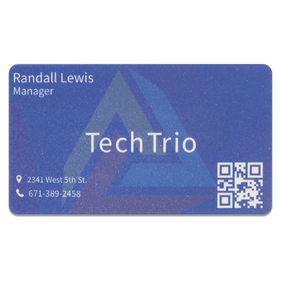 3 1/2 x 2" Sublimatable 2 Sided Business Card