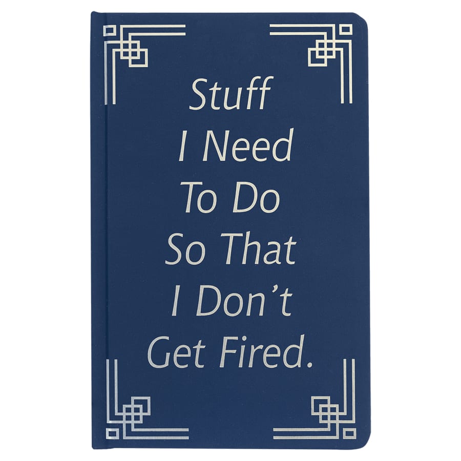5 1/4" x 8 1/4" Blue Lazerburst Journal-Lasers to Silver