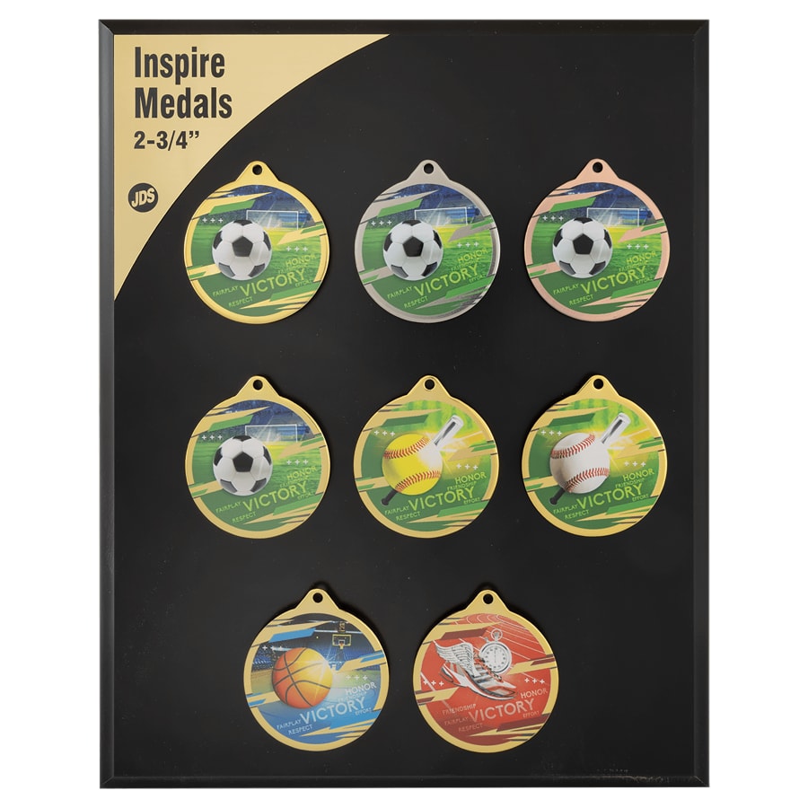 2 3/4" Inspire Medal Sample Set (Gold Only)