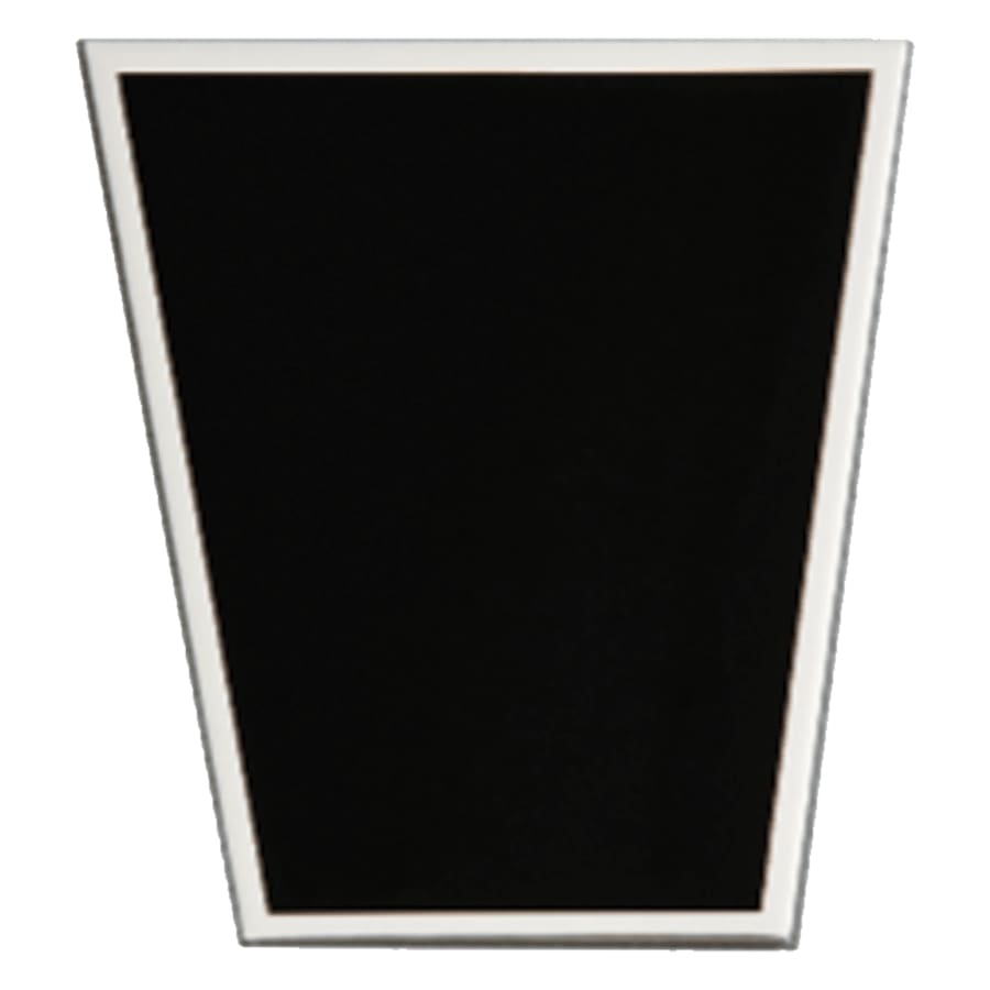 1 7/8" x 2 3/8" Laserable Aluminum Black Plate with Silver Border