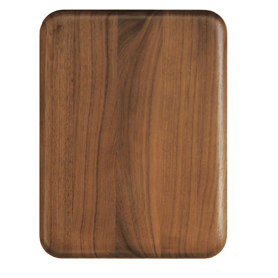 5" X 7" Walnut Airflyte Plaque with Rounded Corners