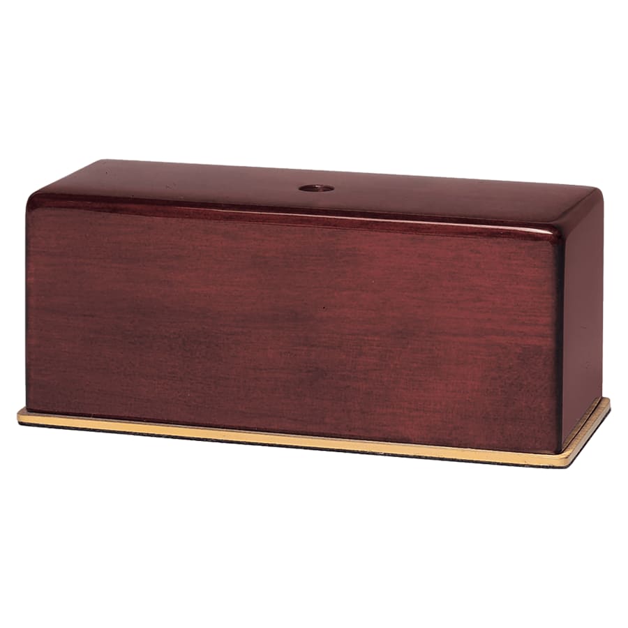 2" x 5" x 2" Rosewood Piano Finish Base