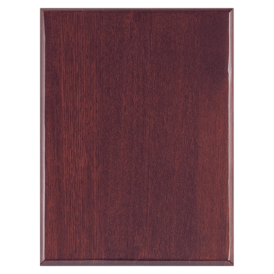 7" x 9" Rosewood Piano Finish Plaque, Style ZX840