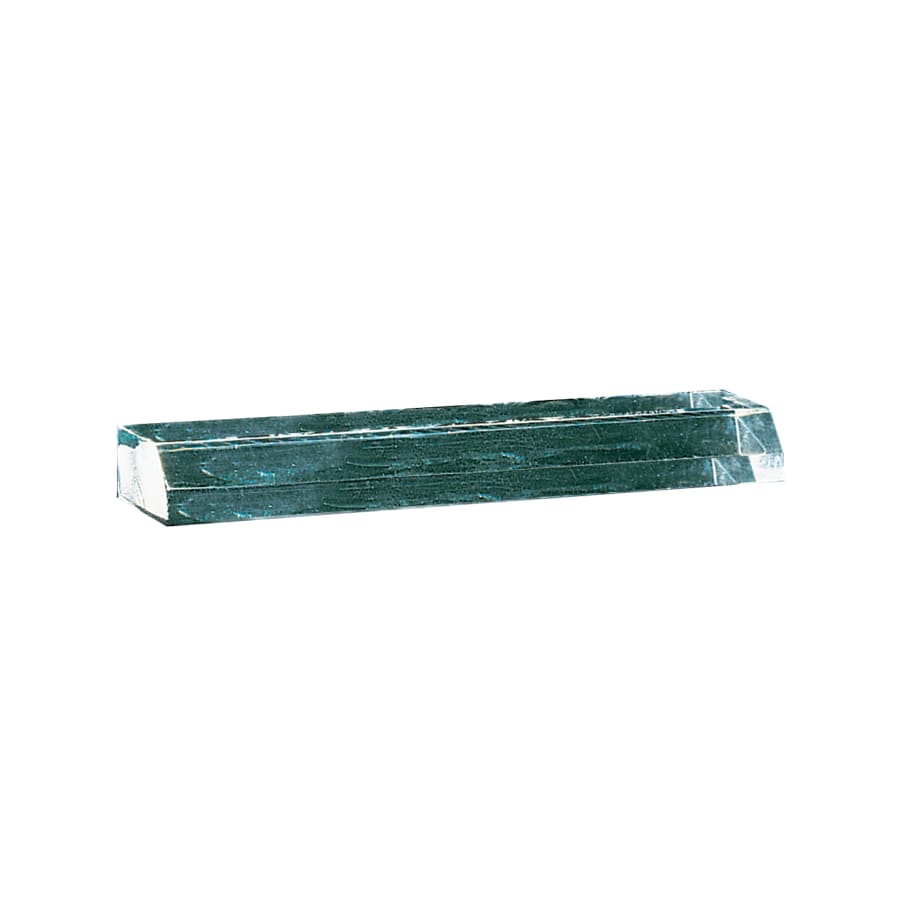 6 1/2" x 5 1/4" Crushed Ice Jade Acrylic Base Only