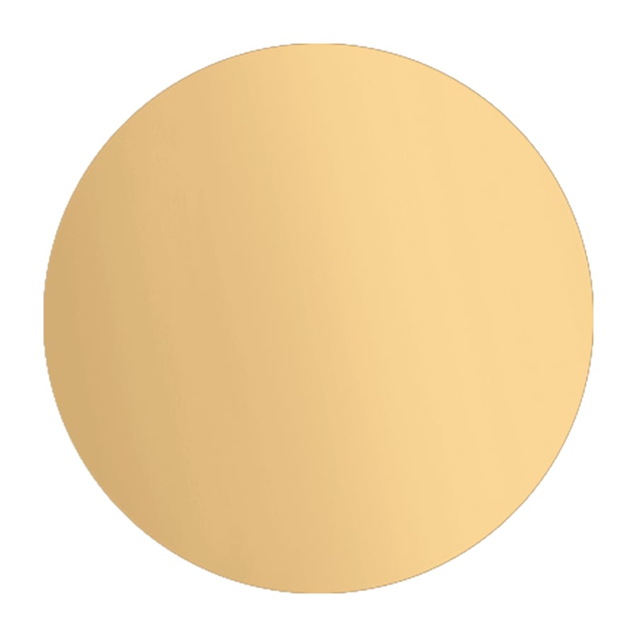 1 1/2" Brushed Brass Disc