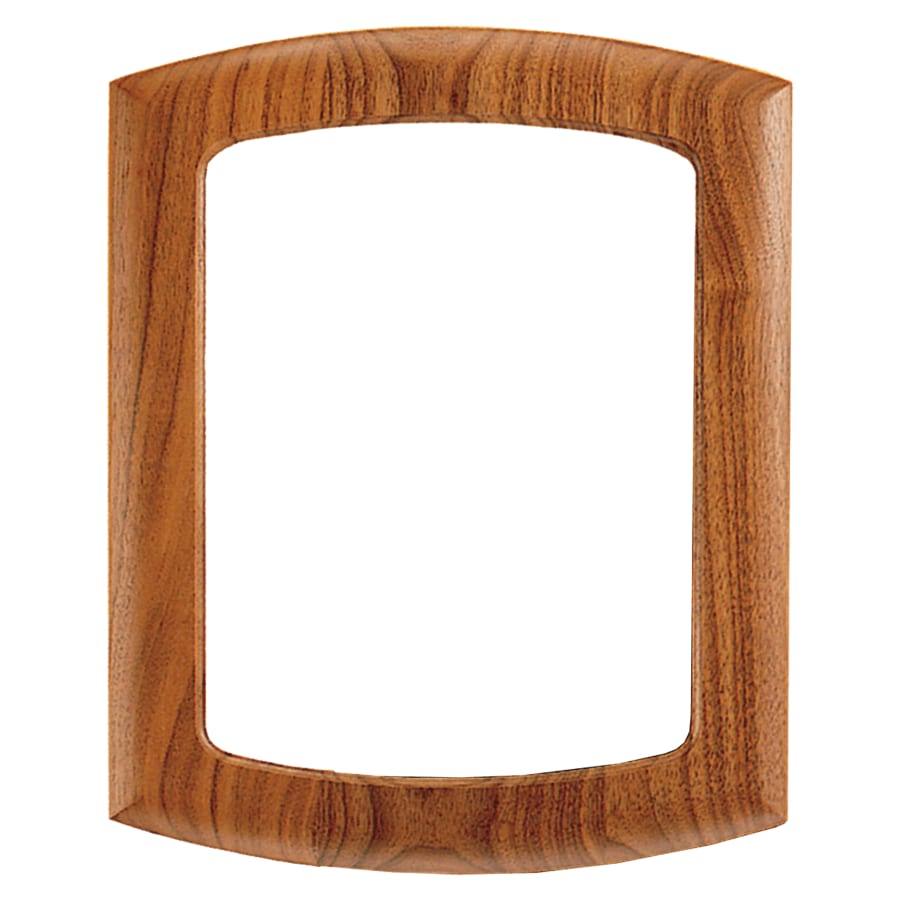 14" x 17" American Walnut Frame with Arched Top and Bottom-Frame Only, Backing not Included