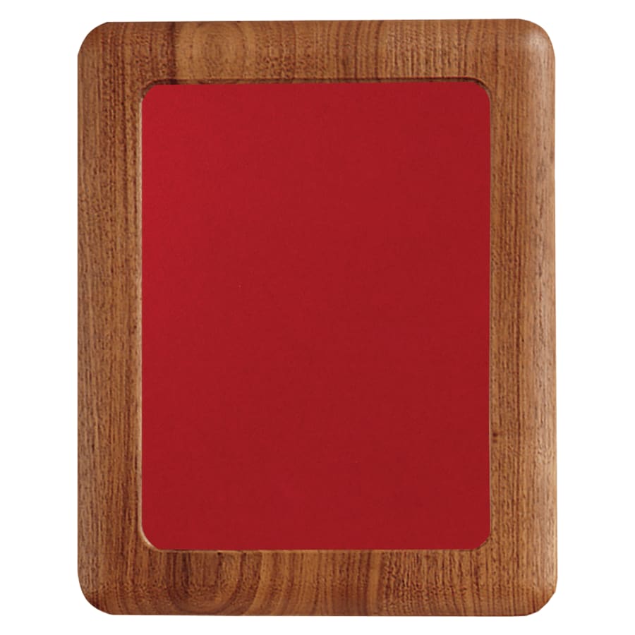 12" x 15" American Walnut Airflyte Frame with Red Velour Backing (Assembled)