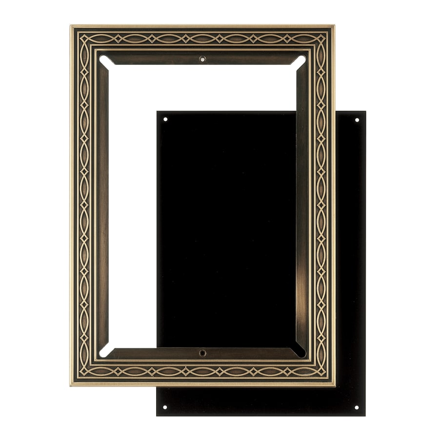 8" x 11" Antique Bronze Cast Metal Frame with Braided Border