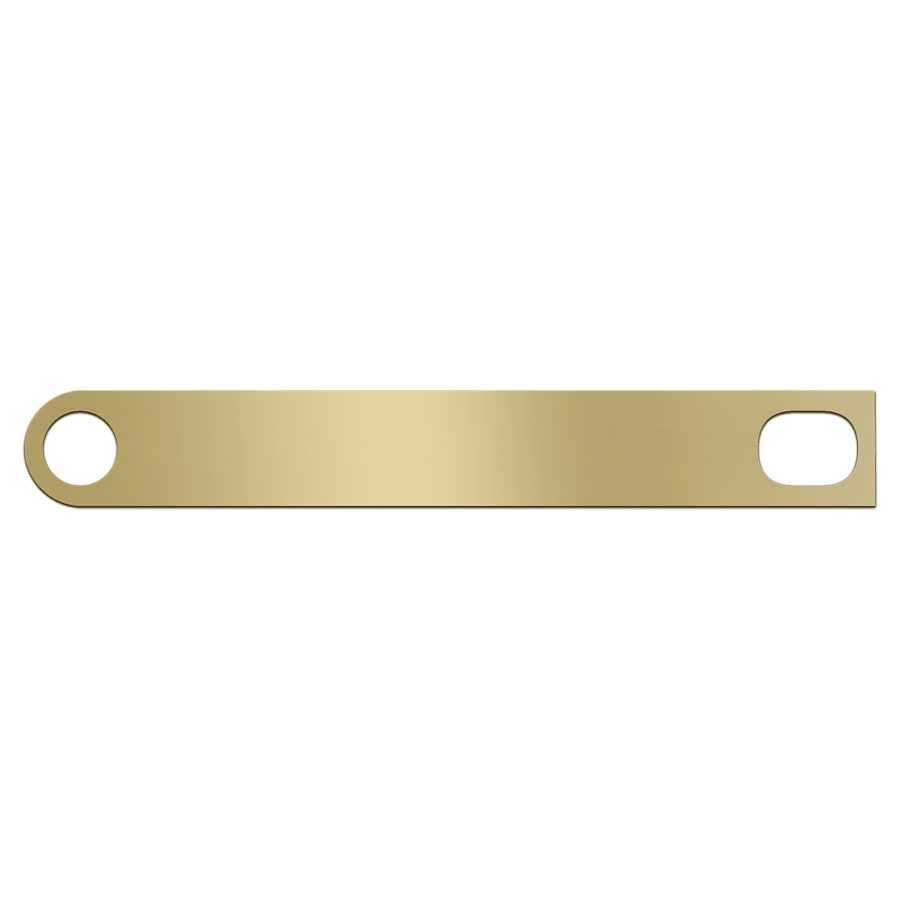 4 3/4" x 5/8" Brushed Brass Gavel Band