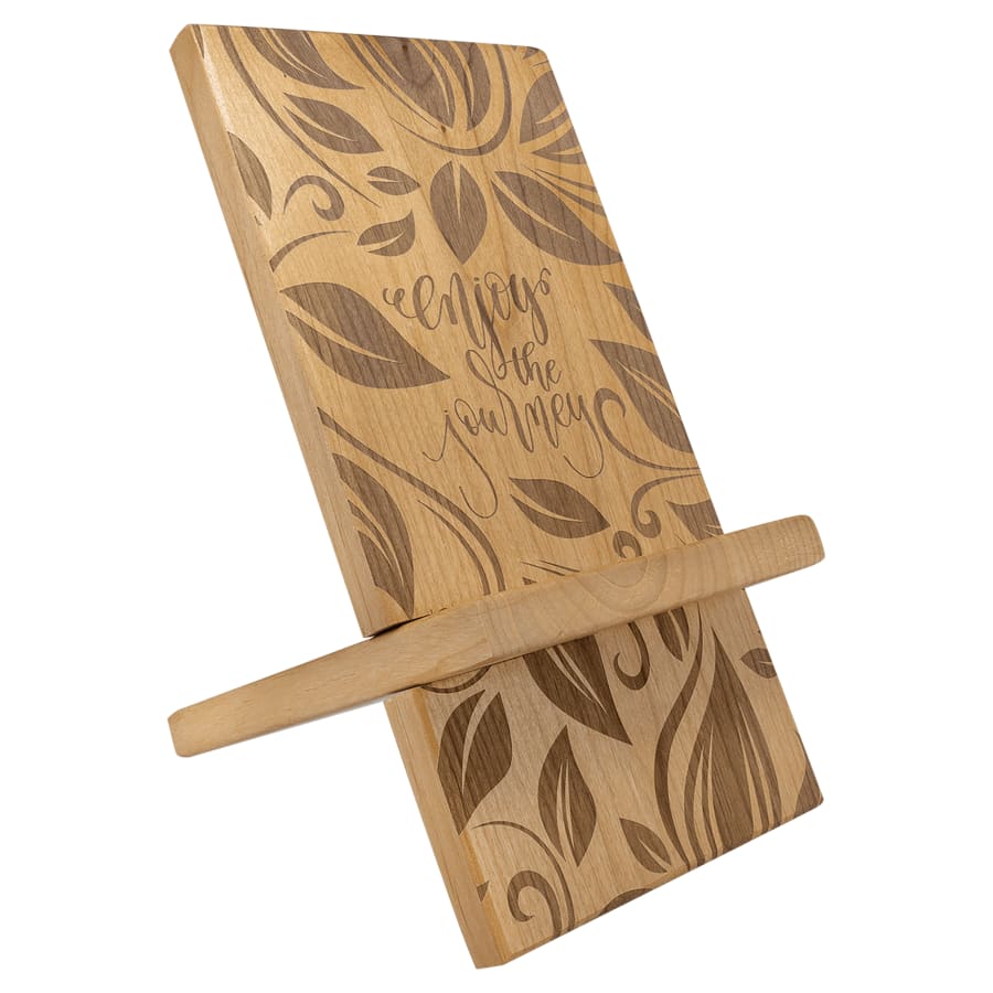6" x 12" Red Alder Cell Phone/IPad Easel